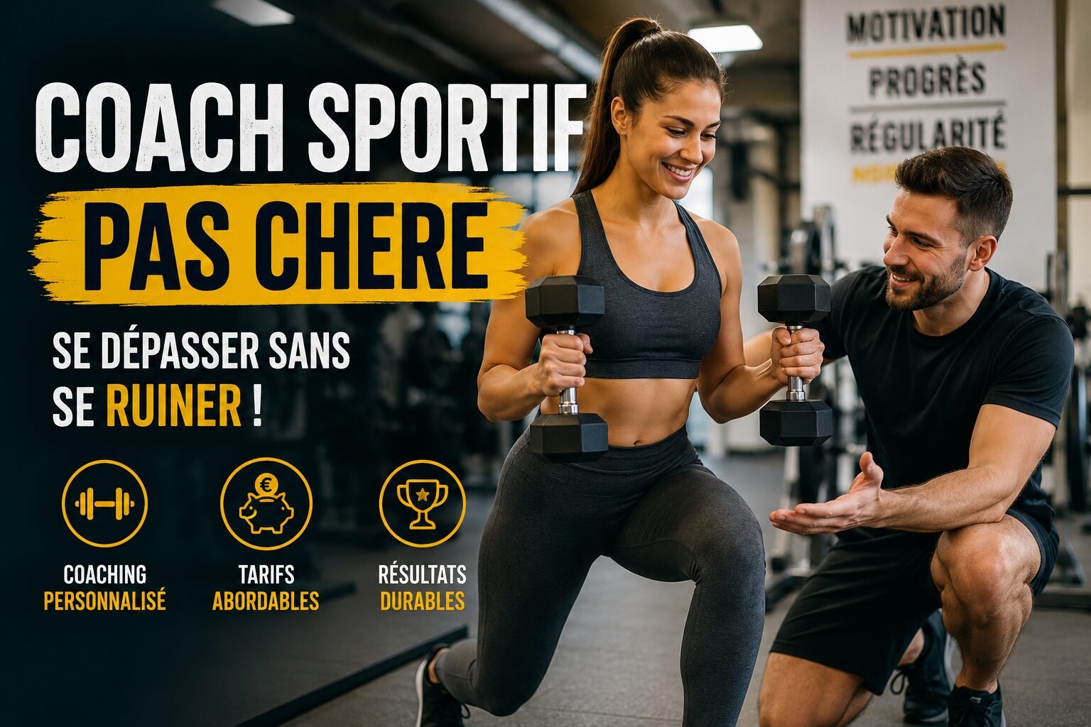 Coach sportif pas chere : transformez votre forme